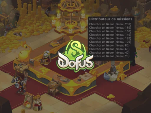 chasse au tresor dofus unity